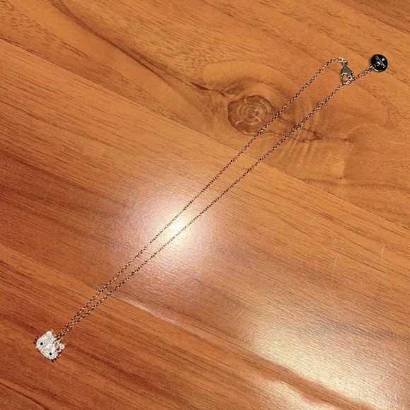 Swarovski x Sanrio Hello Kitty Rhinestone Head Necklace - Picture 2 of 11
